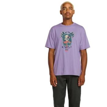 Volcom Men's Stone Matter Purple Ash Short-Sleeve Shirt