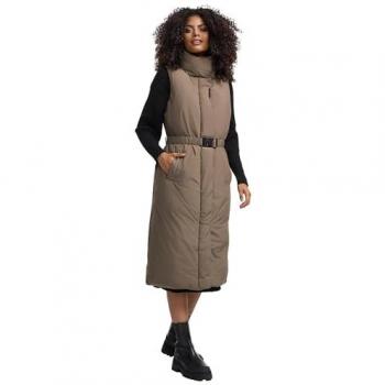 Lange Weste für Damen NAVAHOO Abendlied XIV, braun