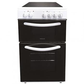 Atlas 50cm Double‑Oven Electric Ceramic Cooker by Statesman (EDC50B) – Black