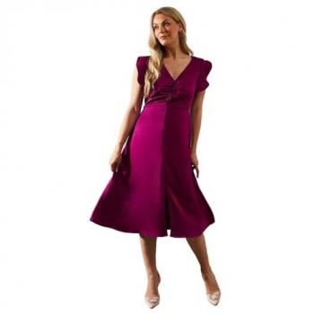 Wallis Women's Pink Occasion Midi Dress
