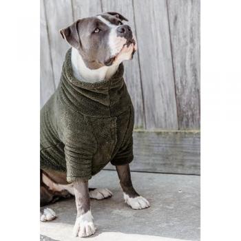 Kentucky Dogwear Hunde Sweater „Fell-Teddy“ – Tannengrün