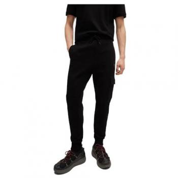 Hugo Herren Jogginghose Dwellrom Gel Schwarz Relaxed Fit