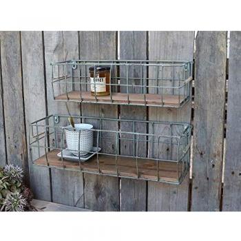 Chic Antique Metall Aufbewahrungskorb