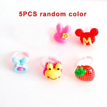 Accesorios Niños: Anillos de Dedo con Motivo de Flor y Animal