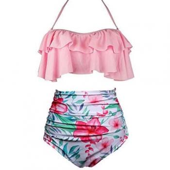 Costume da Bagno Bikini Halter Sexy di Un Pezzo AOQUSSQOA