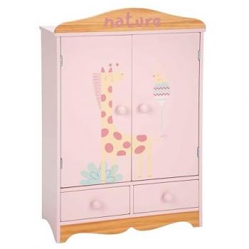 Armario “Collección Nature” 2 cajones + 5 perchas en madera
