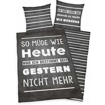 Herding So Müde Reversible Duvet Cover Set with Pillowcases