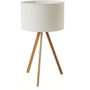 Lámpara de Mesa Bambú Natural 3Patas 30x55 cm – 40 W