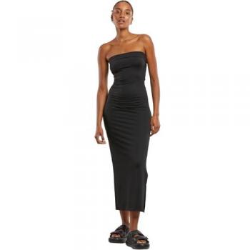 Dress midi nero a fascia per donna – Urban Classics