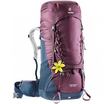 Women’s Aircontact 50+10 SL Backpack – Deuter BlackBerry Navy