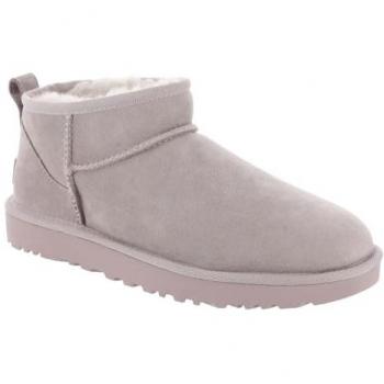 UGG Women’s Classic Ultra Mini Grey Winter Boot – Size 4 UK (US 6)