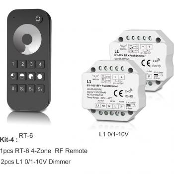 Atenuador LED 0-10V con control remoto 2.4G