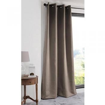 Cortina opaca de lino 250 cm