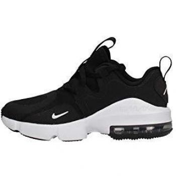 Calzature Nike Air Max Infinity PS per Ragazzi in Nero e Bianco 31.5 EU