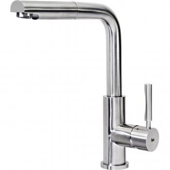 Grifo Extraíble para Cocina Teka INX 938, Color Gris Inox