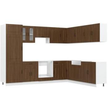 VidaXL 14-Piece Kitchen Cabinet Set