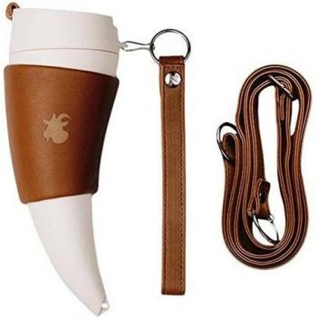 230ml Stainless Steel Goat Horn Coffee Travel Cup
