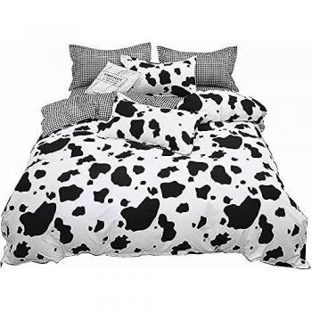 Pasture Pals 3‑Piece Cow Print Bedding Kit