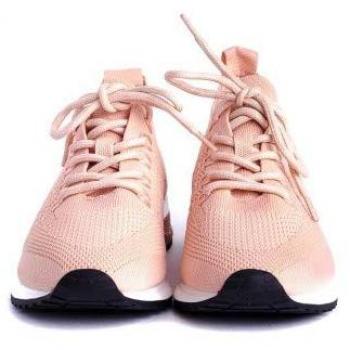 La Strada Damen Sportliche Schnürschuhe Beige