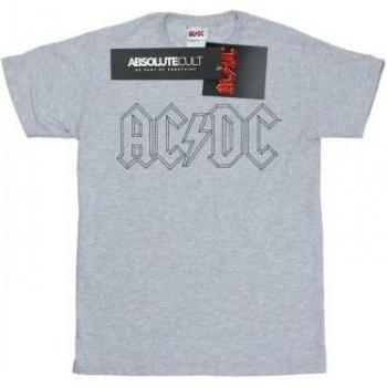T-shirt AC/DC Homme avec Contour Noir