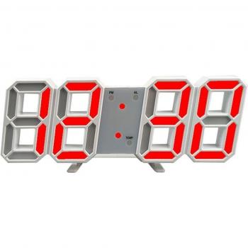 3D LED Digital Clock with Adjustable Brightness and Night Mode