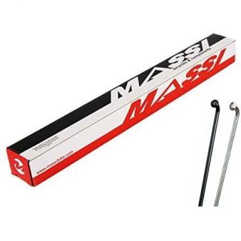 MASSI Caja de Radios Inoxidable 2mm 100 Piezas