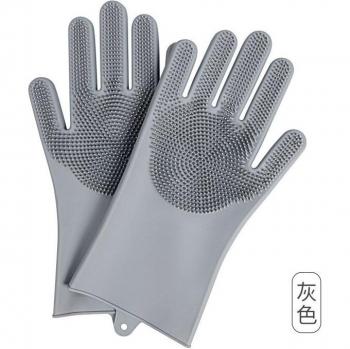 Pet Bathing Scrubber Gloves