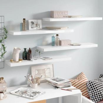 Estante Pared PROLENTA 4 Unid. en Blanco