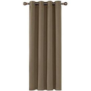 Deconovo Verdunkelungsvorhang 240x140 cm Taupe