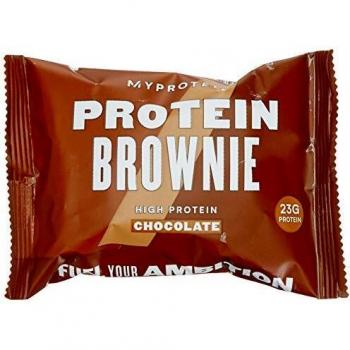 Brownie proteico Myprotein, chocolate con chispas, 23 g de proteínas