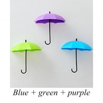 Crochets muraux pour clés en forme de parapluie