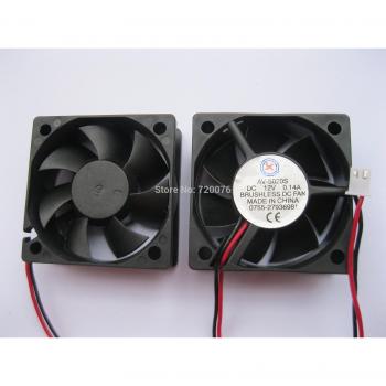 50x50x20mm Brushless DC Cooling Fan 12V 2 Wires