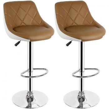 Chaise de cuisine avec dossier et repose-pieds