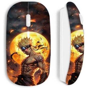 Mouse 3D wireless Maniacase bianco scuro Naruto