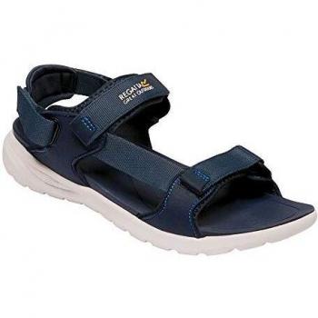 Regatta Web Sandalias con Ajuste de 3 Puntos y Tira de Talón Removible, Plantilla de Eva Amortiguadora, Denim Oscuro/Azul Marino, 48 EU