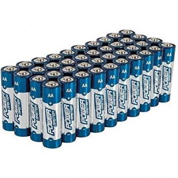 Powermaster 827540 AA Super Alkaline Battery 40pk