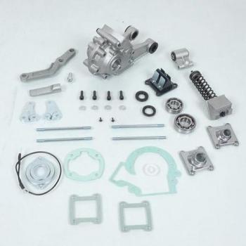 Carter Moteur Polini avec Support, Ressort et Pédale de Lanceur pour Peugeot 103 SP / MV