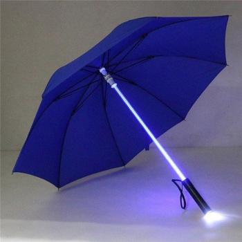 Transparenter LED Regen Regenschirm für Angler