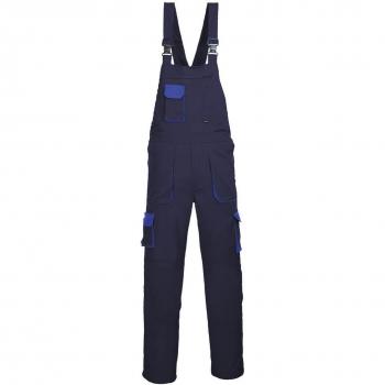 Peto laboral Portwest Texo Contrast, bicolor y con bolsillos laterales
