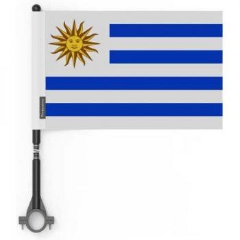 Uruguay National Flag Set – 14x21cm Polyester, 20 Units, Double-Sided Printing
