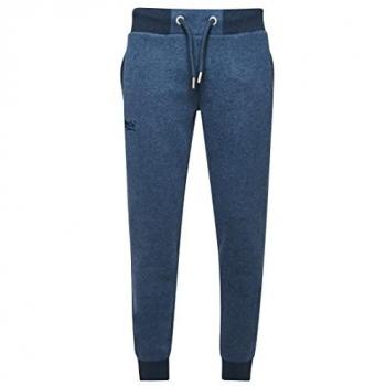 Superdry Joggers con Loghi d'Epoca in Cotone Biologico