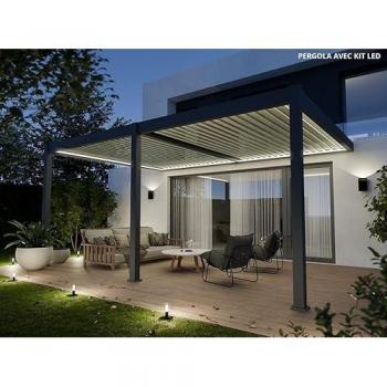 Pergola Bioclimatique HALO 34 Lames Aluminium