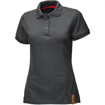 Held Biker Damen Polo T-Shirt – Schwarz – Mittelgröße