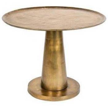 Laiton Doré Dutchbone Table d’appoint Ronde