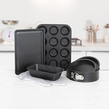Wham Essentials 6 Piece Baking Set Black