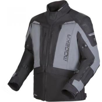 Chaqueta Textil Hydron para Motocicletas 5XL Negro Grises