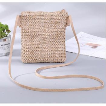 Small Square Woven Purse for Women