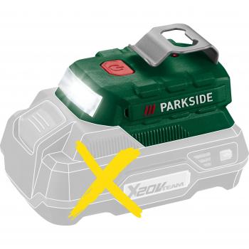 Adaptateur PARKSIDE® 20 V PAA 20-Li B2 avec indicateur LED