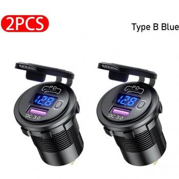 Cargador de coche QC3.0 12-24V