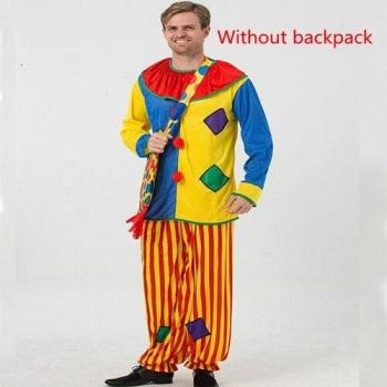 Set de Fiesta Halloween – Traje de Payaso con Pispirios y Rayas